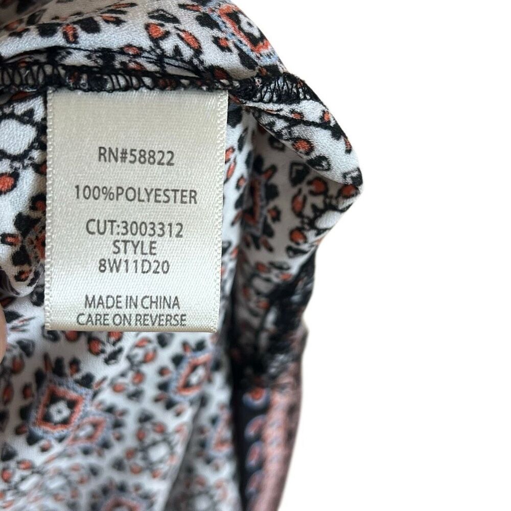 Max Studio Geometric Print Open Front Lightweight… - image 8